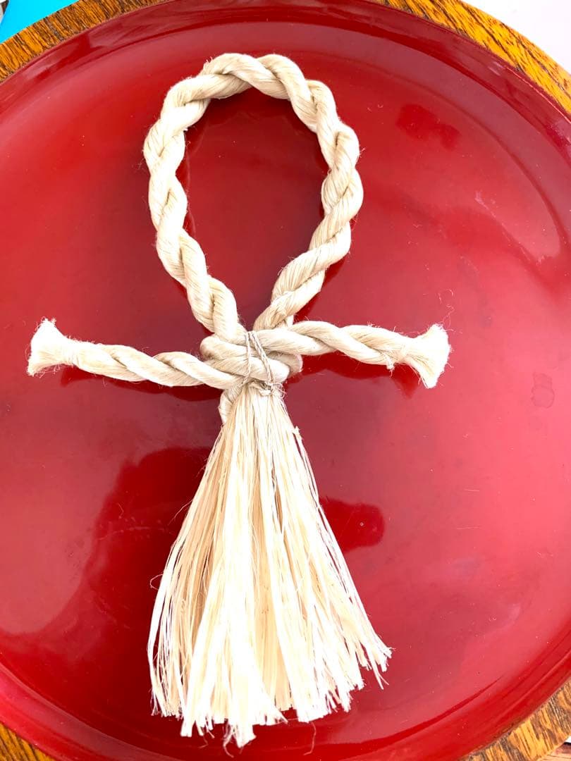 精麻のお飾り　エジプト　アンク　鍵