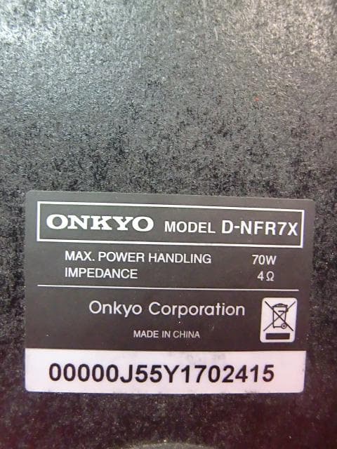 219：ONKYO NFR-7X　オンキョー　ミニコンポ　ジャンク