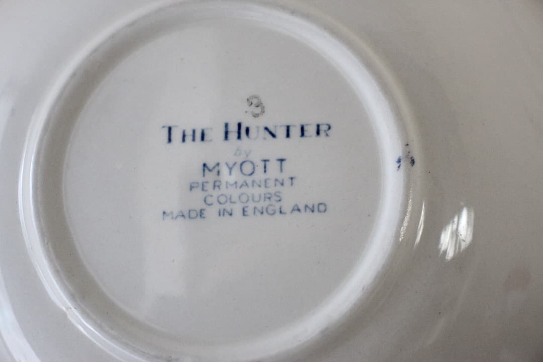 英国　イングランド　ミヨット　ハンター　１６cm　ボウル　６枚