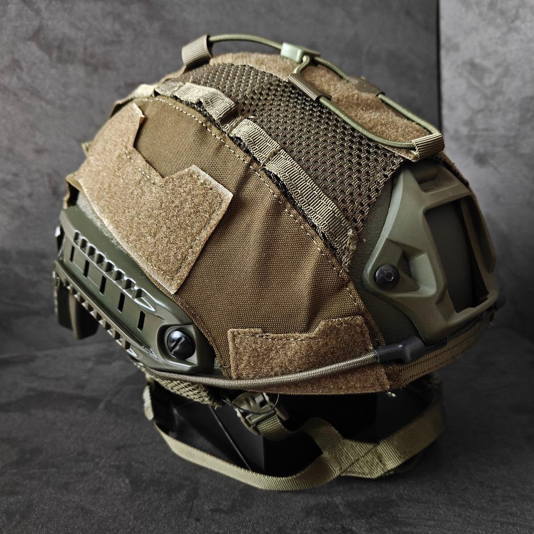 実物NIJ IIIA防弾ヘルメット Fast SFタイプ ＋AGILITEカバー