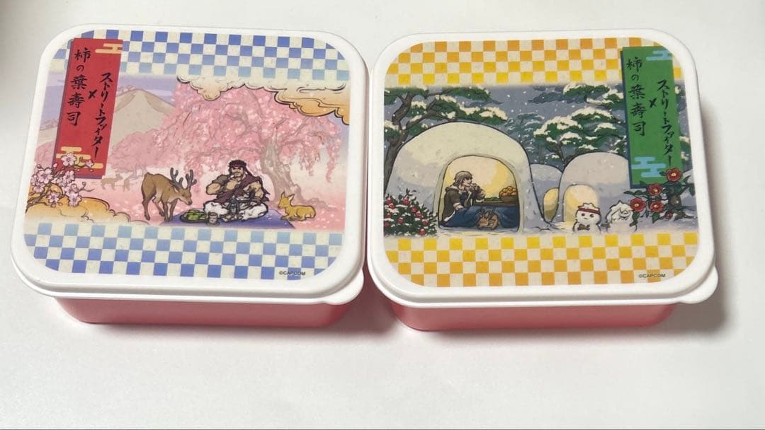 リュウ ケン ストリートファイター amiibo 柿の葉寿司お弁当箱 4点セット