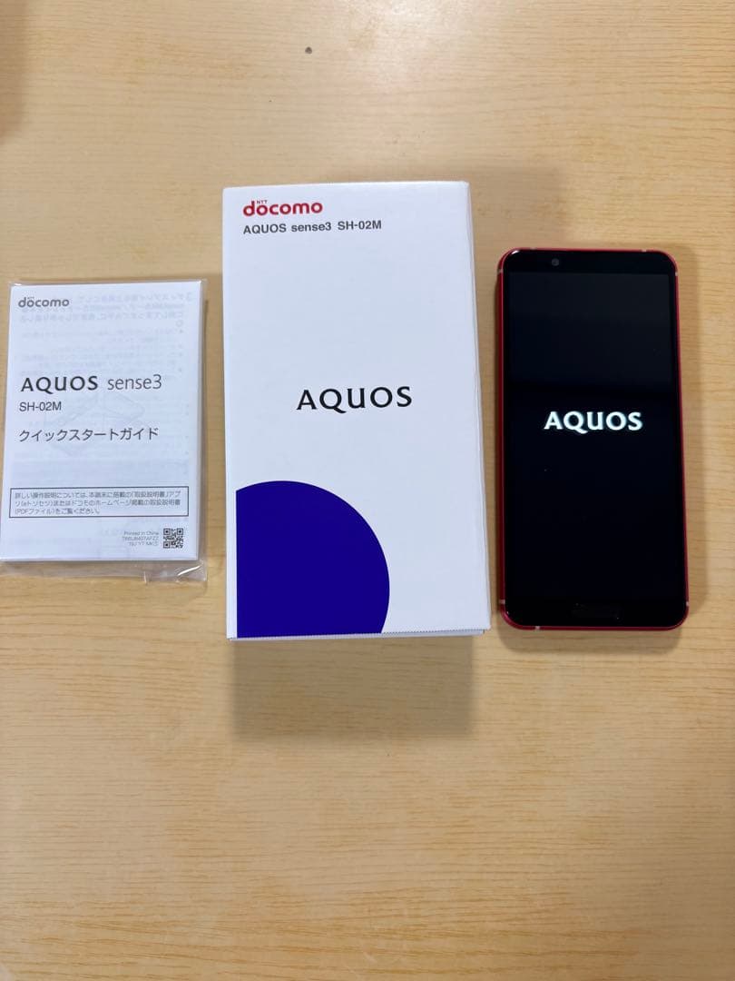 docomoAQUOS sense3 SH-02M 箱、ケース付き