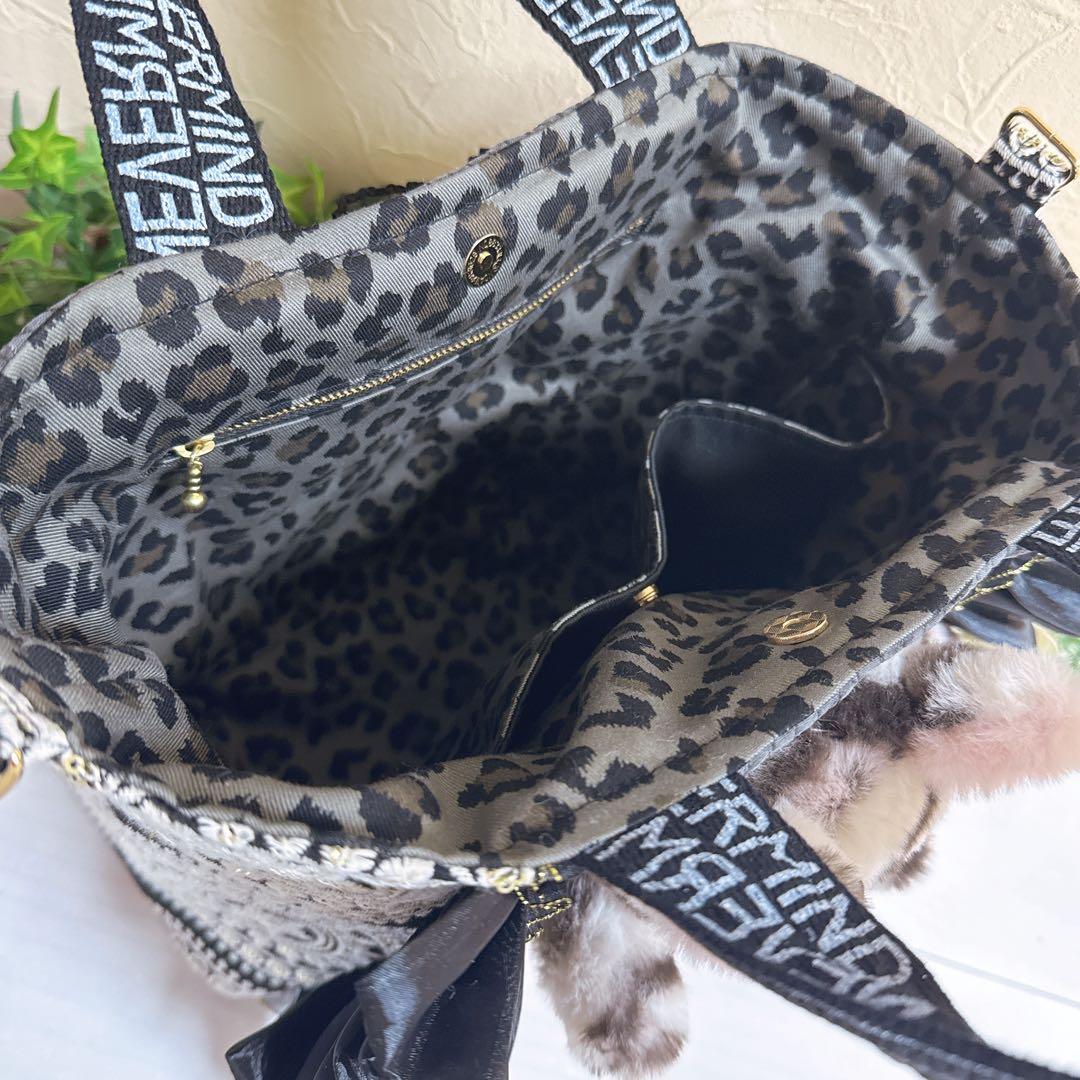 灰*猿様 コヤンイサムチュン♡上品インド刺繍×ヌビ！ルミちゃんのフリルトートバッ