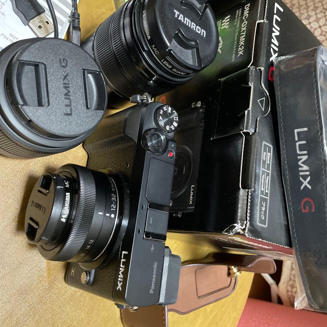 Lumix GX7 mk2 レンズ3本付き　Panasonic ミラーレスカメラ