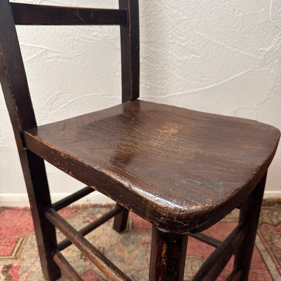 【お値下げ】イギリスアンティーク　チャイルドチェア　アンティークチェア