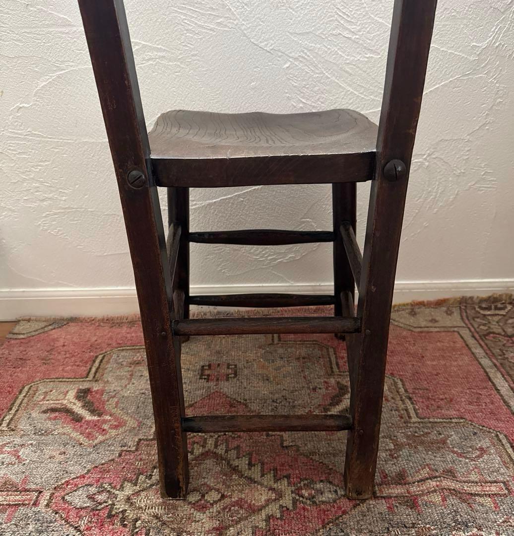 【お値下げ】イギリスアンティーク　チャイルドチェア　アンティークチェア