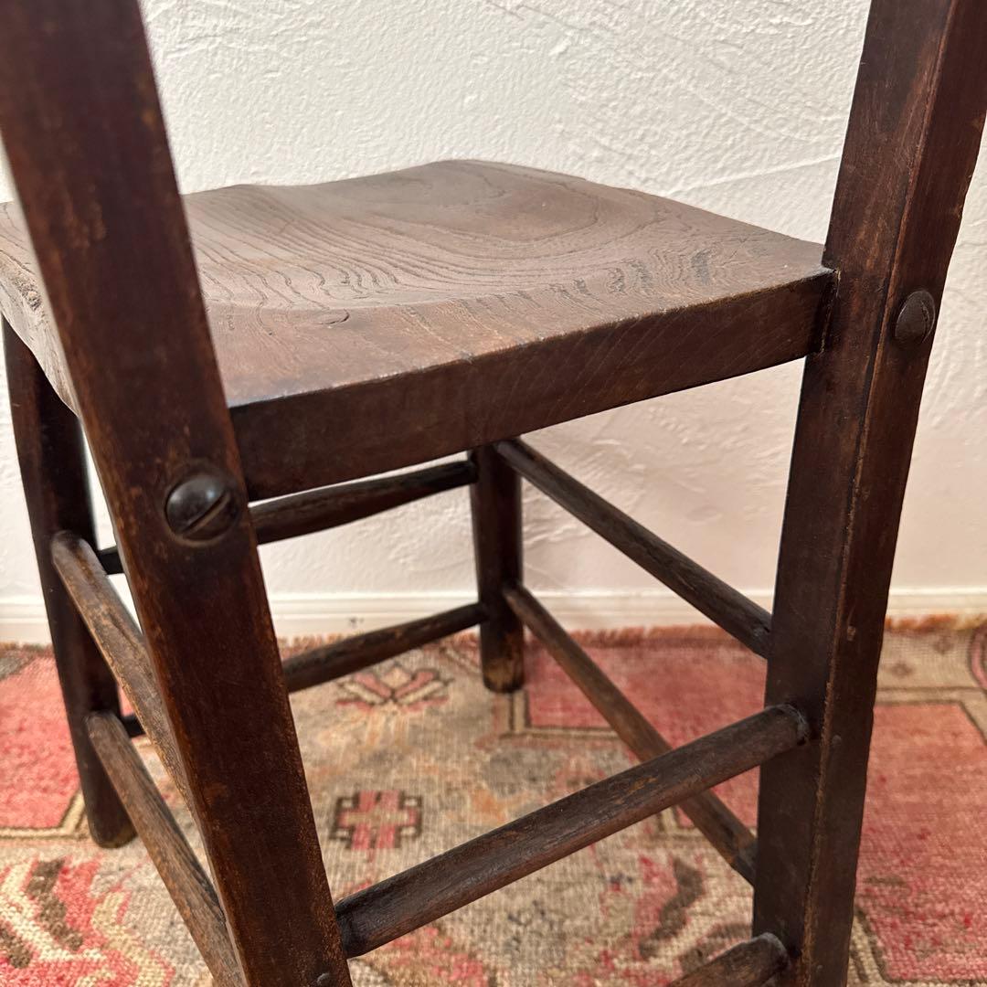 【お値下げ】イギリスアンティーク　チャイルドチェア　アンティークチェア