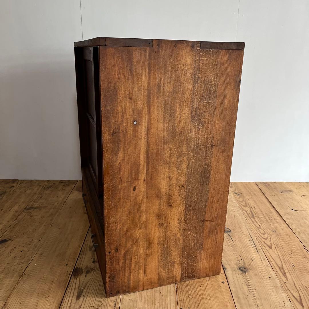 アンティーク チェスト 食器棚 本棚 飾り棚 レトロ z782