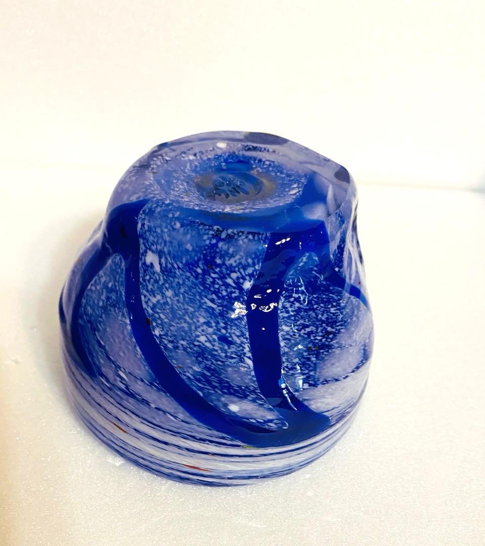 琉球ガラス　Glass Studio 尋 屋我平尋　ぐい呑み小鉢2点セット