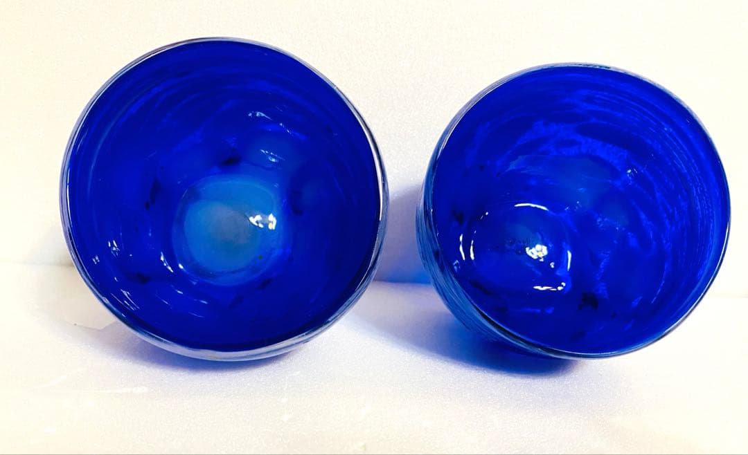 琉球ガラス　Glass Studio 尋 屋我平尋　ぐい呑み小鉢2点セット