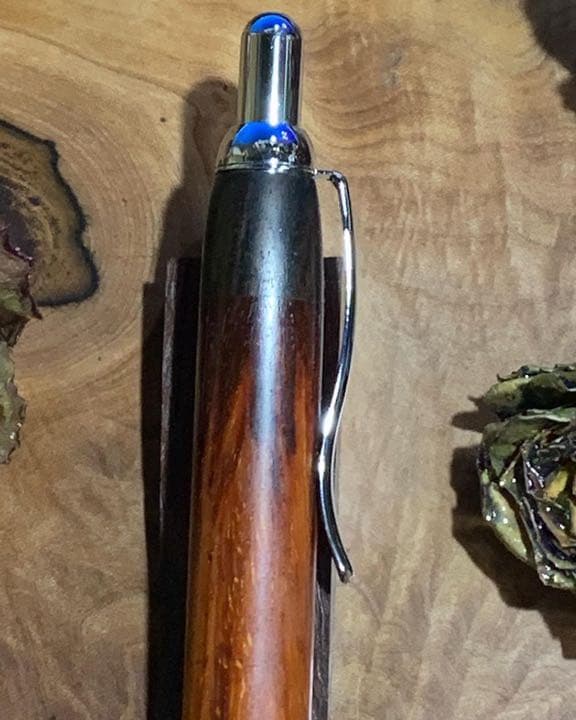 老紅木&黒檀ワンピースボールペン パーカー交換芯