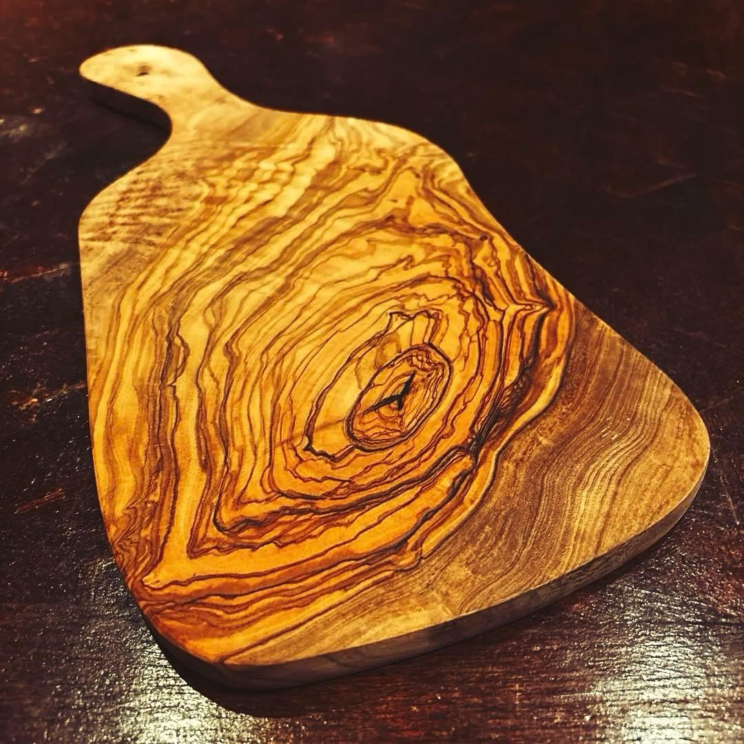 【AfricanSquare】オリーブナチュラルハンドルカッティング NO.7