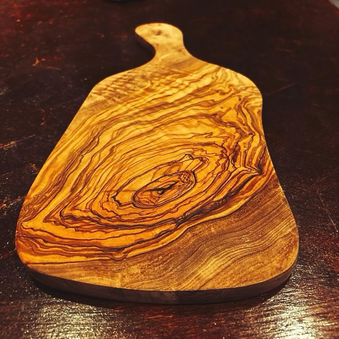 【AfricanSquare】オリーブナチュラルハンドルカッティング NO.7