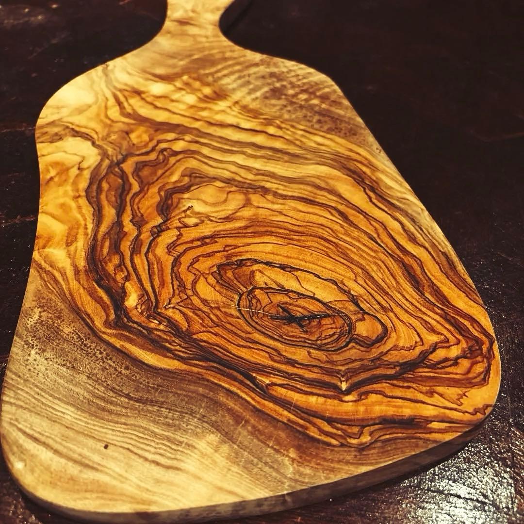 【AfricanSquare】オリーブナチュラルハンドルカッティング NO.7