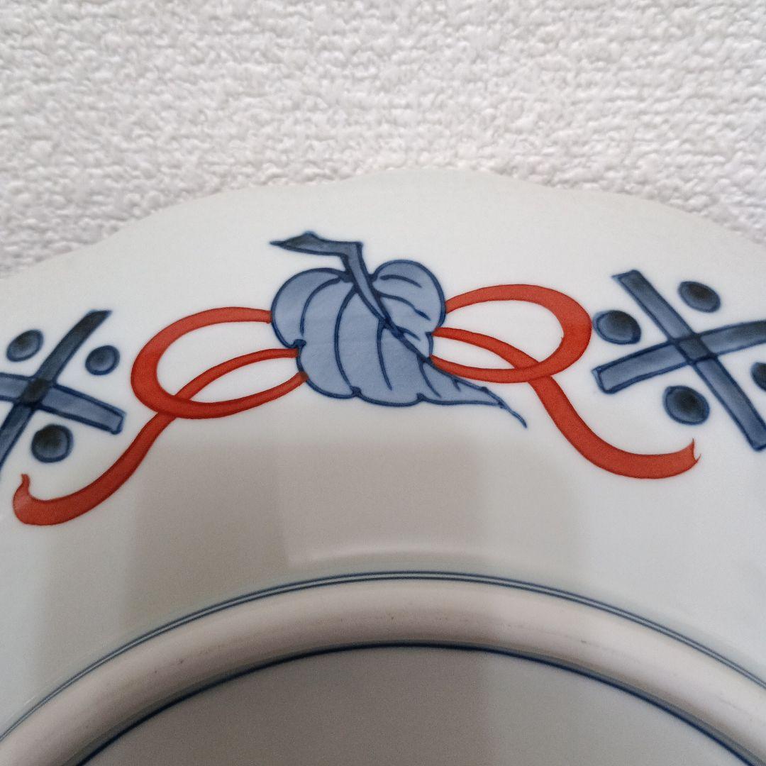 【林九郎窯］波佐見焼　林九郎作 金彩大皿　金蘭手 　未使用品