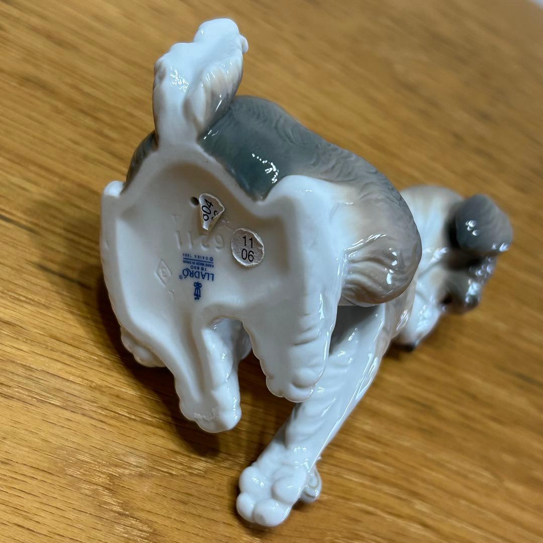 【希少・美品】 LLADRO リヤドロ　ニューフレンド　犬とかたつむり　陶器