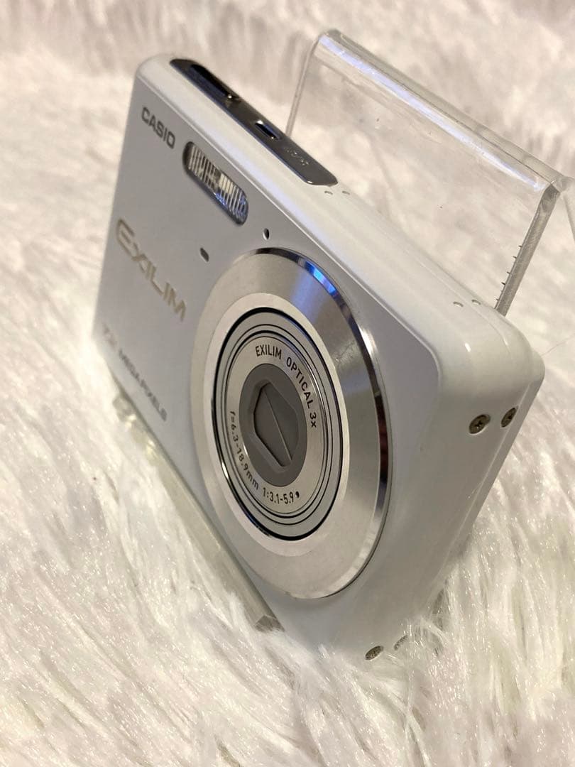 【美品】CASIO EXILIM EX-Z77 デジタルカメラ ホワイト 白