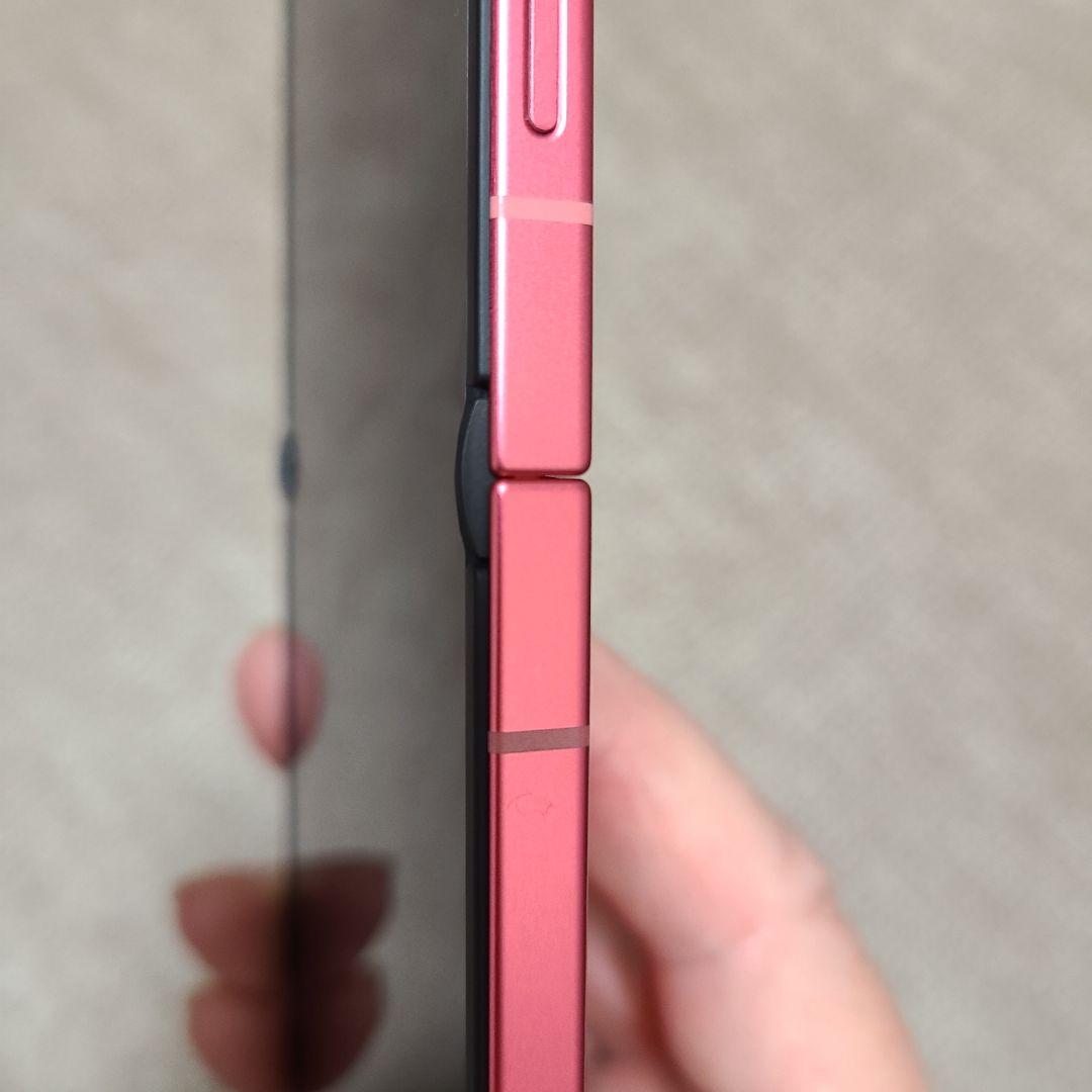 Galaxy Z FLiP 7 レッド 折りたたみスマートフォン デュアルカメラ