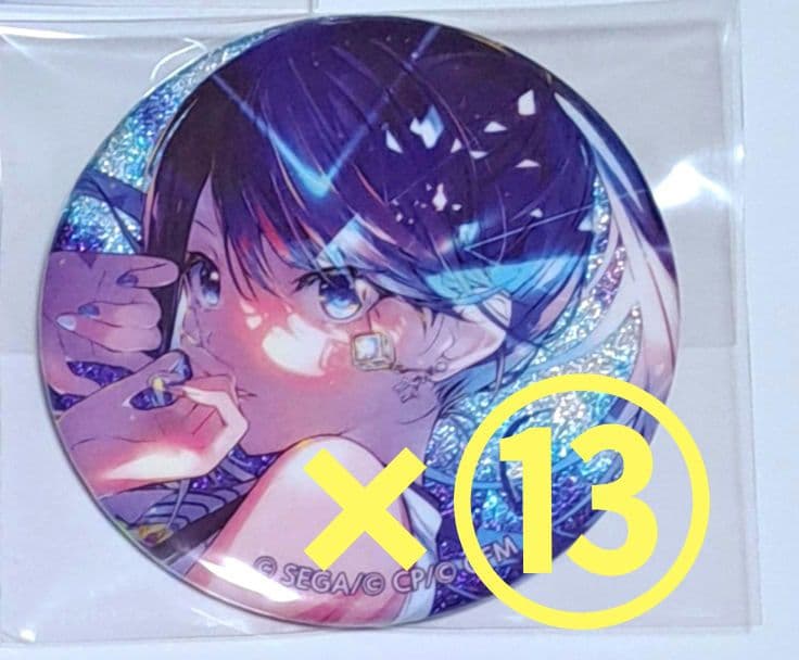 プロセカ グリッター缶バッジ グリ缶 8B 星乃一歌