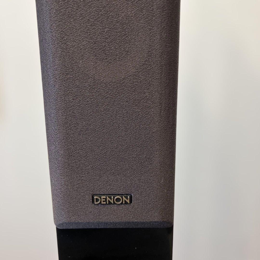値下げ‼️音出し確認済み‼️DENONトールボーイ・ピアノブラック スピーカーペア