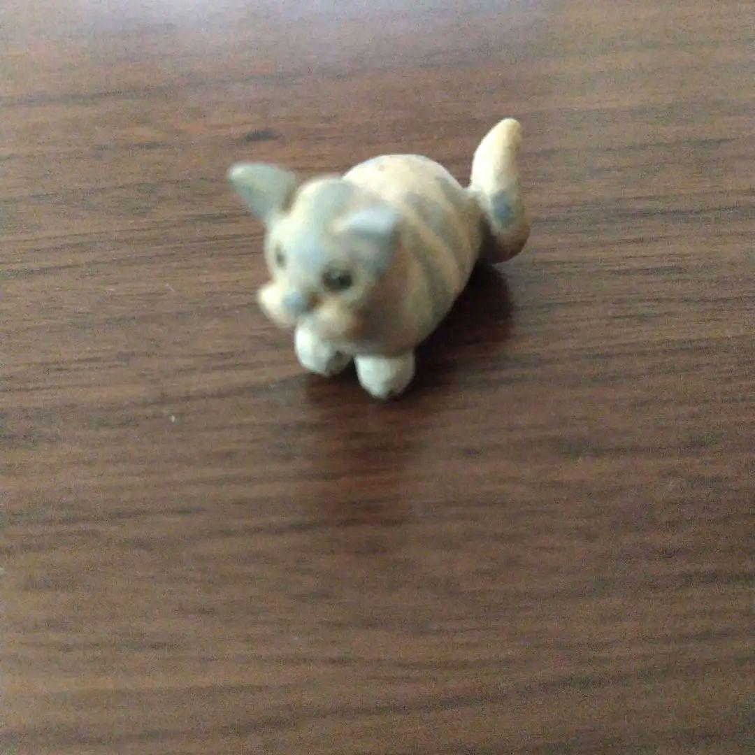 猫の置物セット 陶器製