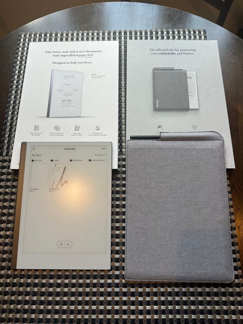 w*i様 【公式ペンとケース付き】reMarkable 2