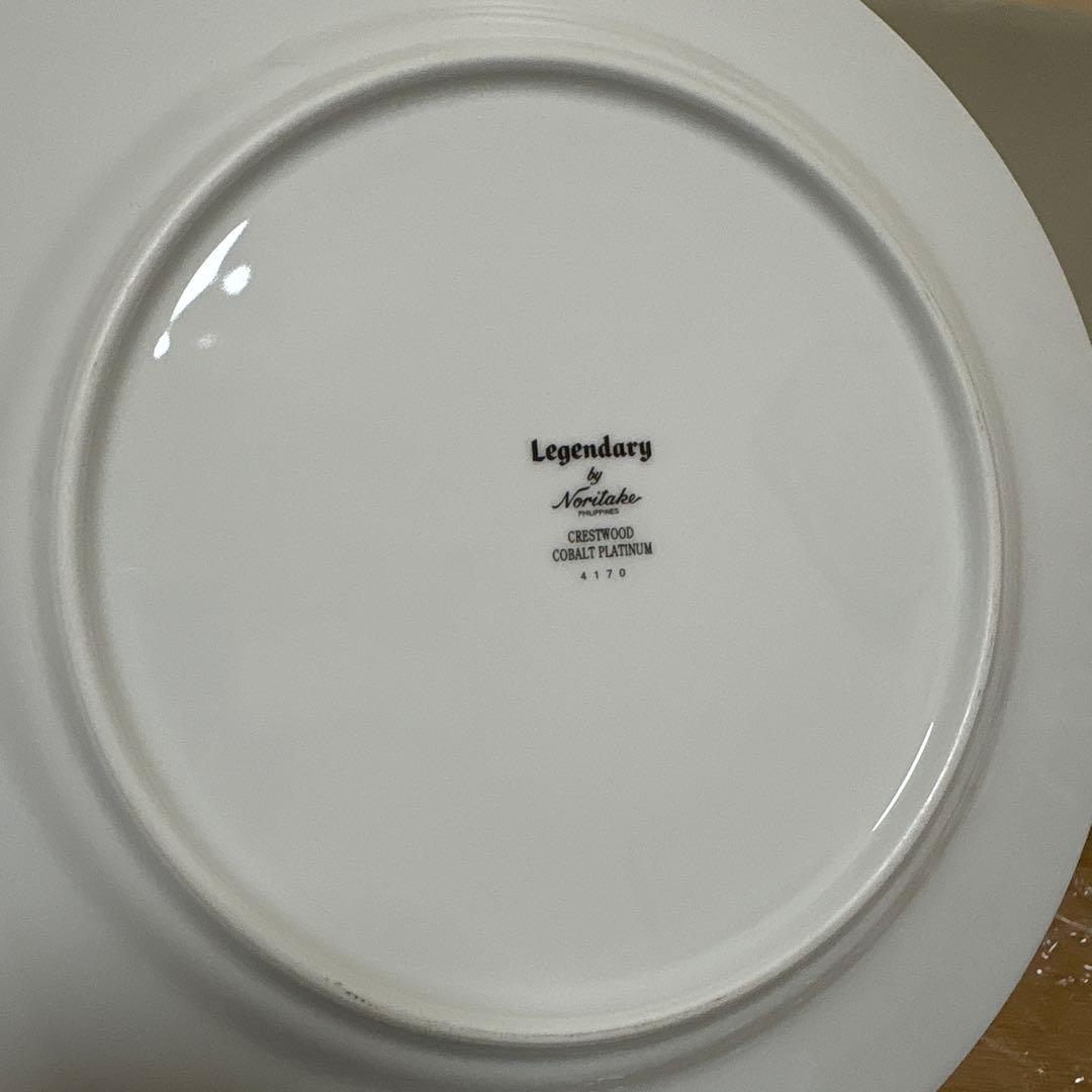 Noritake　ノリタケ クレストウッド　コバルトプラチナ　27cmプレート