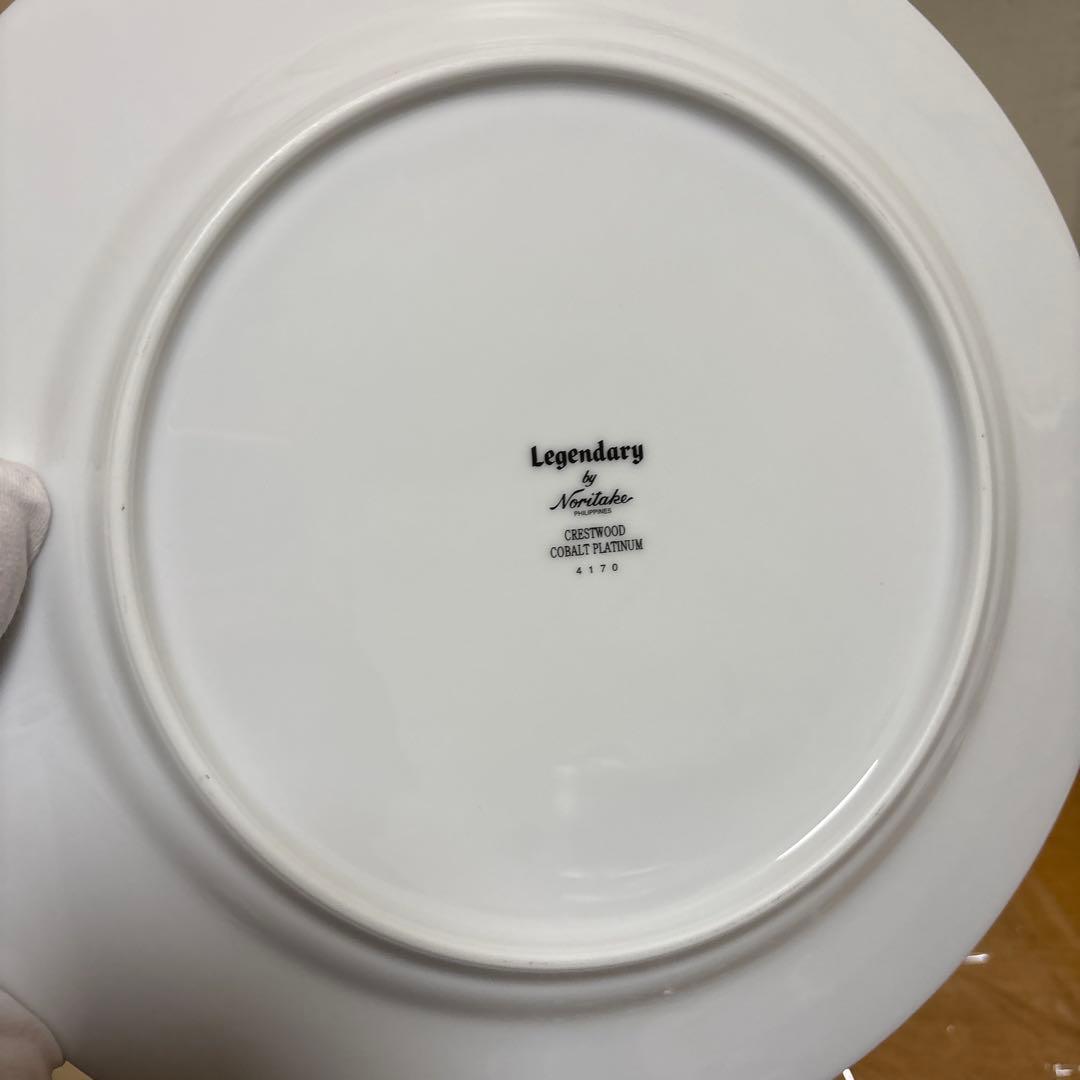 Noritake　ノリタケ クレストウッド　コバルトプラチナ　27cmプレート