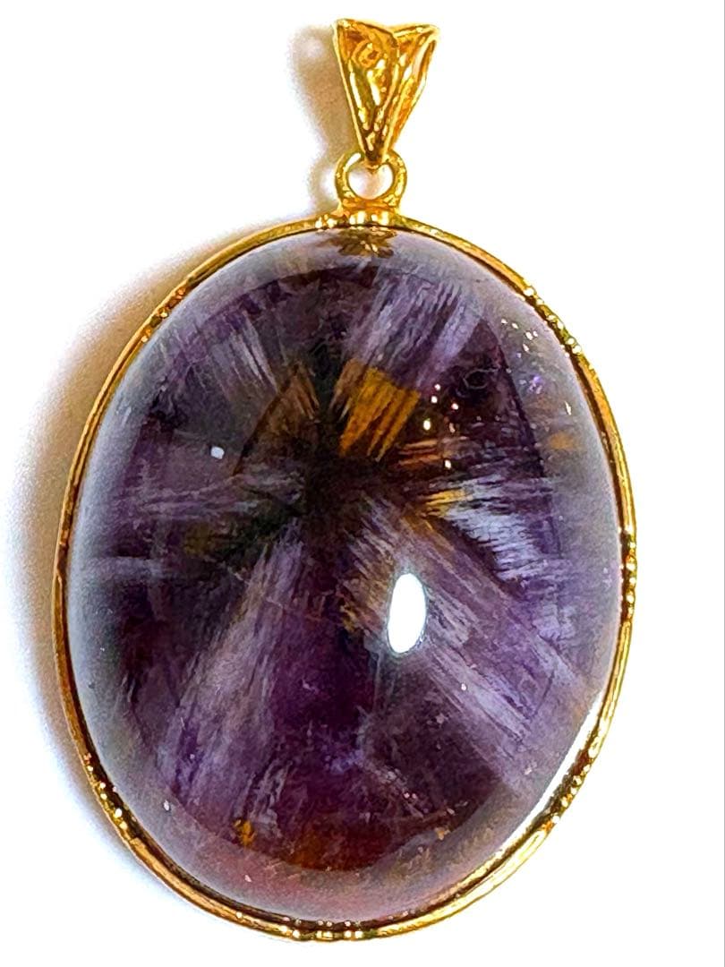 希少高級天然石　オーラライト23 ペンダント　放射状エネルギー全開