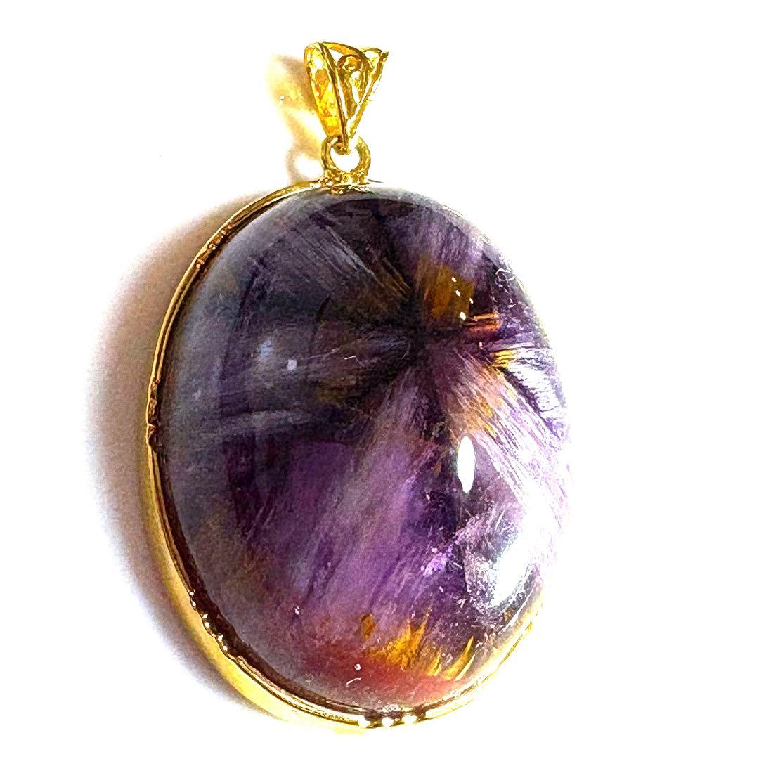 希少高級天然石　オーラライト23 ペンダント　放射状エネルギー全開