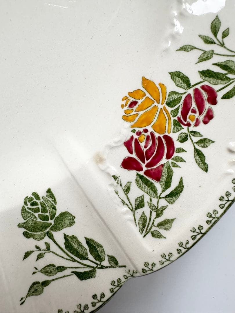 サルグミンヌU&C フランス　アンティーク　プレート　皿　ブロカント