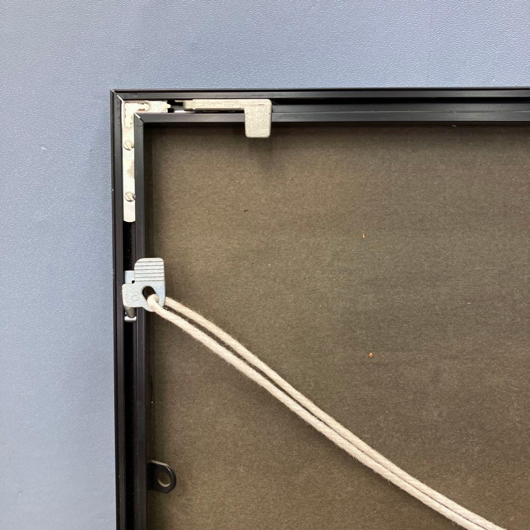 真作 チャド・コールマン 銅版画 動版十手彩 エッチング 絵画 額装 額縁