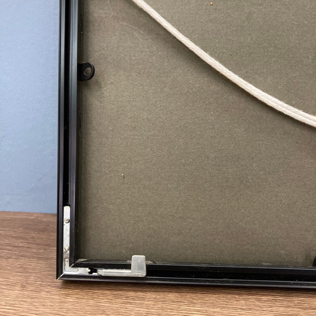 真作 チャド・コールマン 銅版画 動版十手彩 エッチング 絵画 額装 額縁