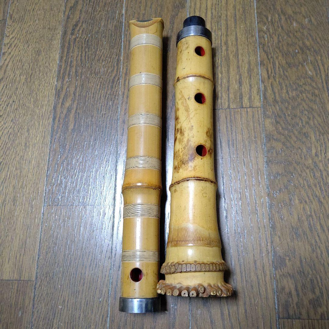 竹仙在銘尺八一尺八寸管　検　和楽器　尺八　虚無僧　都山流