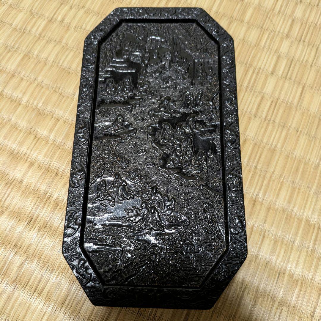 古墨　蘭亭髙會　書道　唐墨