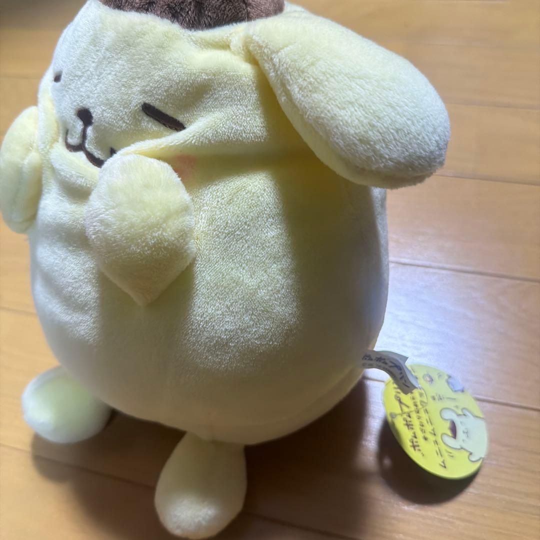 ポムポムプリン♡ほっぺぎゅ〜　ぬいぐるみ