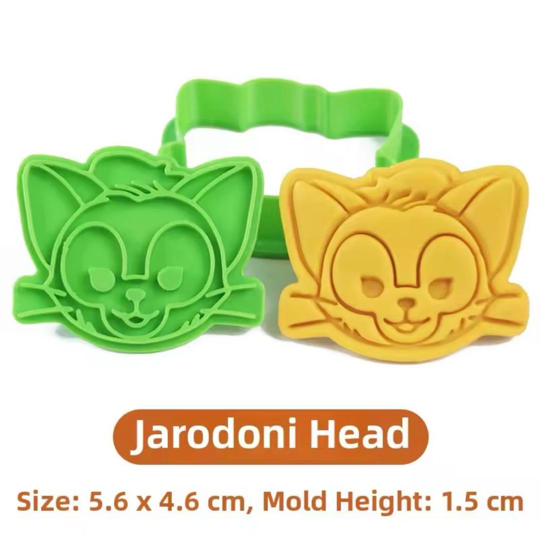 未使用◇ ダッフィーフレンズ 全身 顔型 14個セット クッキー型 お菓子作り