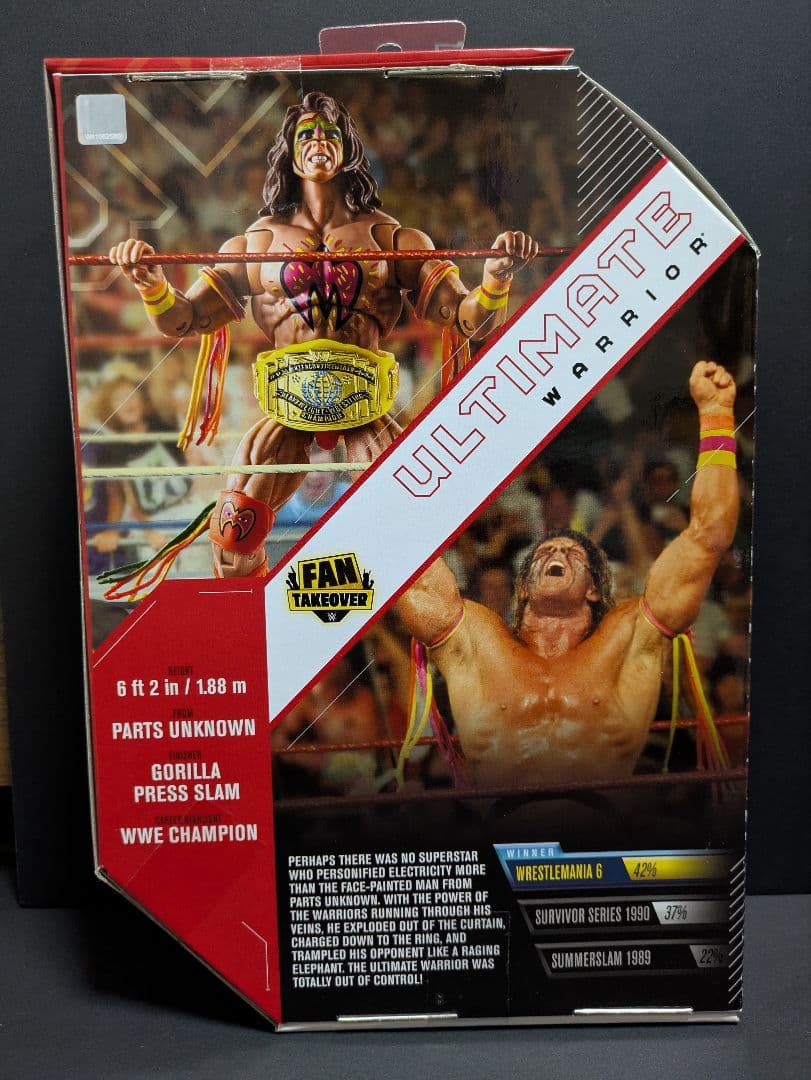 プロレス　WWE フィギュア アルティメット・ウォリアー　Ultimate