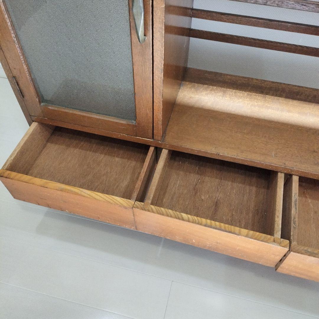 木製ラック 飾り棚 キャビネット　チェスト　アンティーク ビンテージ 昭和レトロ