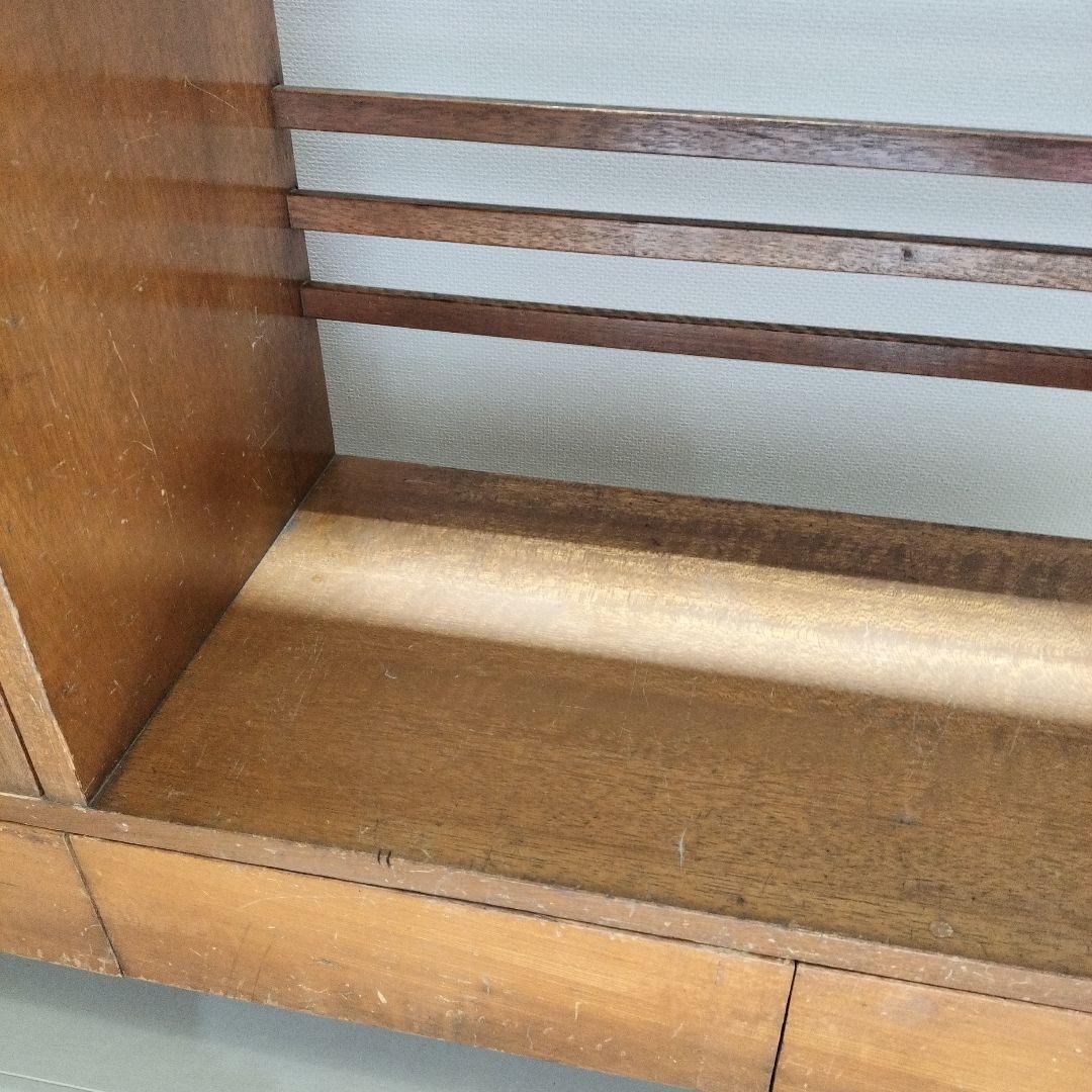 木製ラック 飾り棚 キャビネット　チェスト　アンティーク ビンテージ 昭和レトロ