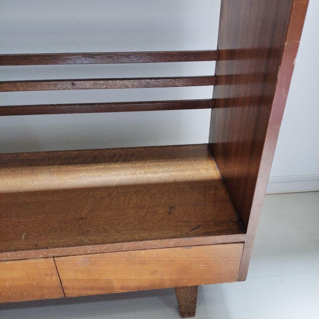木製ラック 飾り棚 キャビネット　チェスト　アンティーク ビンテージ 昭和レトロ