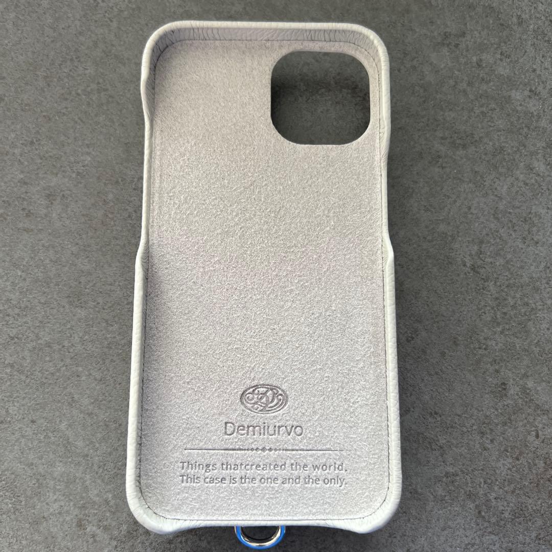 【あっくん】Demiurvo グレー iPhone14ケース 手帳型