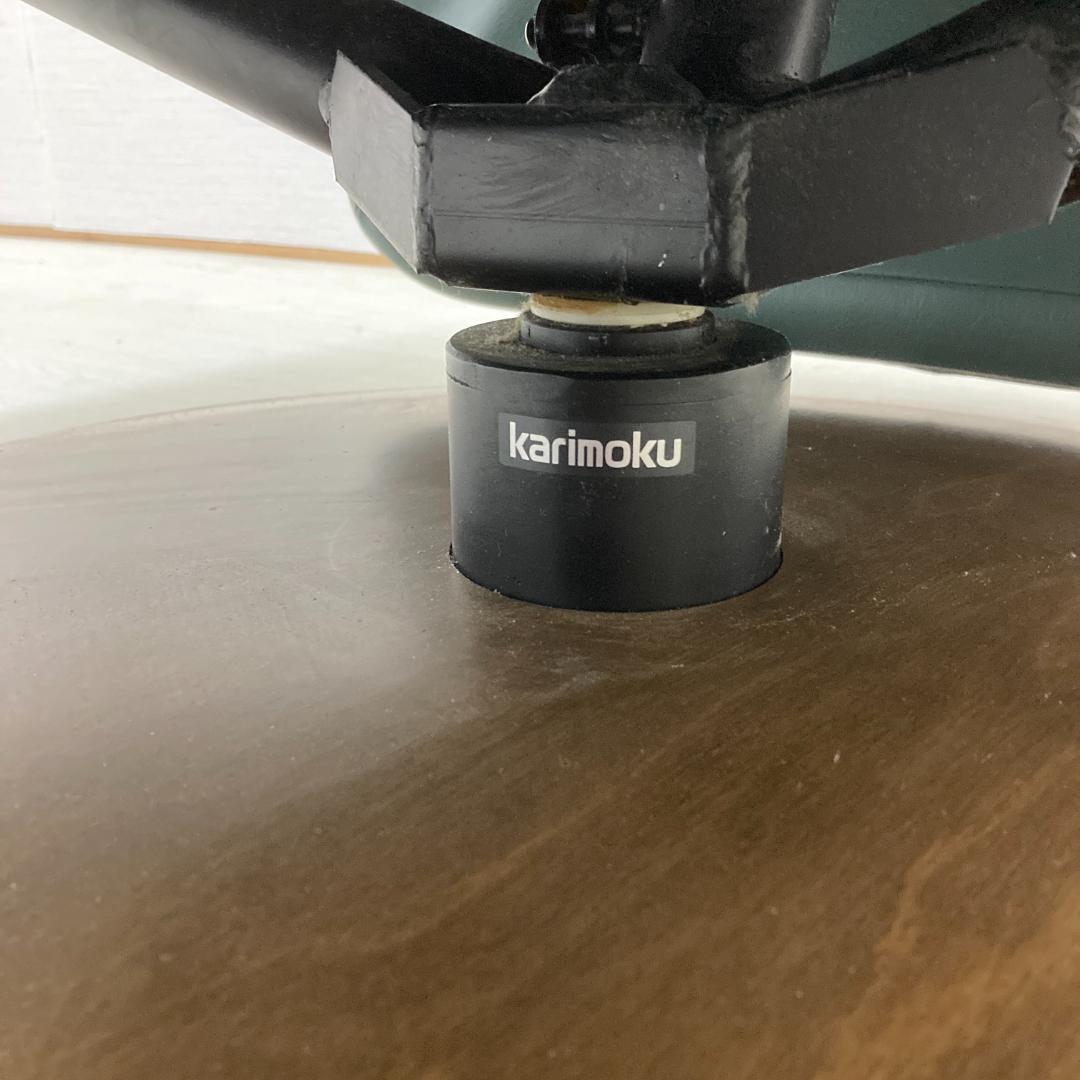 【カリモク】本革　回転式　リクライニングソファ　パーソナルチェア　１人掛け