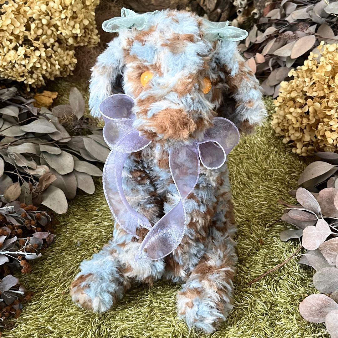 【しょぴこじ】　あみぐるみ　オーダーメイド　ぬいぐるみ　アートドール　犬