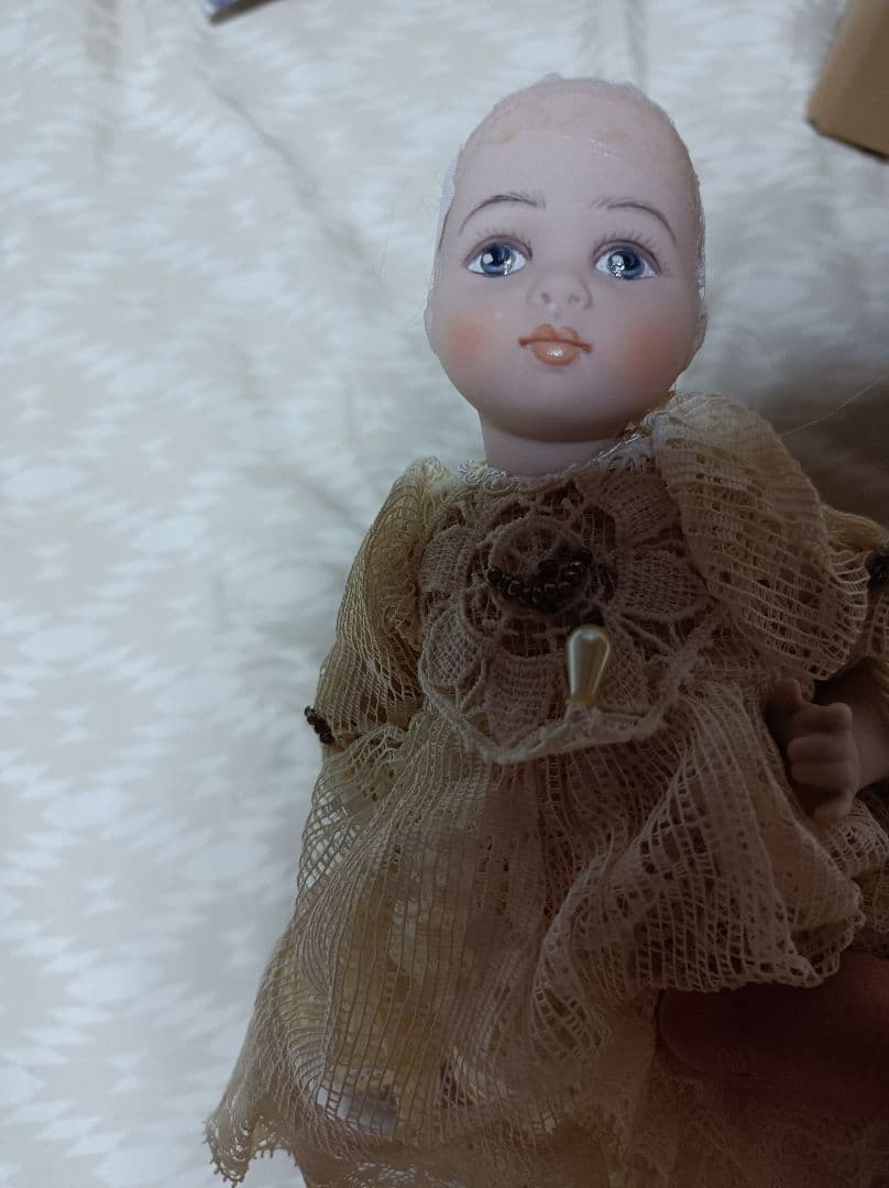 ビスクドールミニョネットアンティークドール 陶器人形球体関節人形ドール