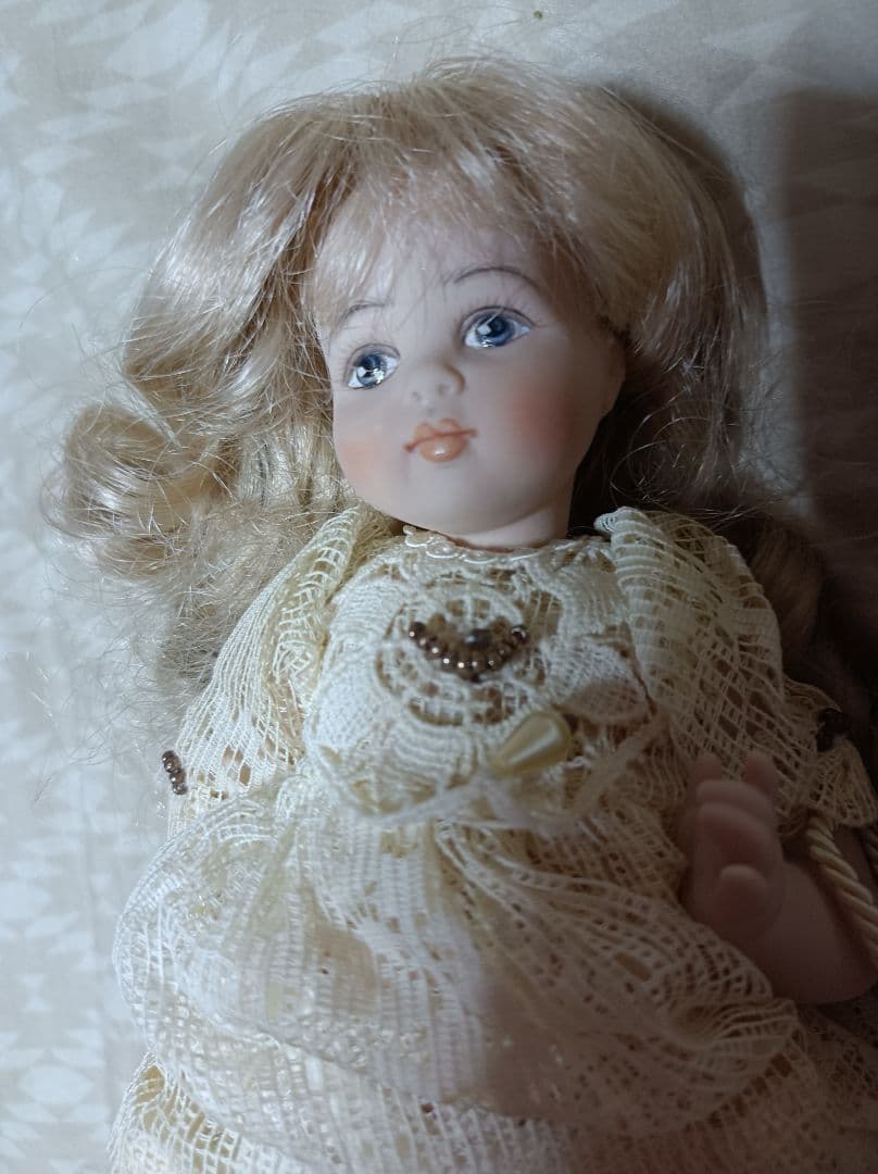 ビスクドールミニョネットアンティークドール 陶器人形球体関節人形ドール