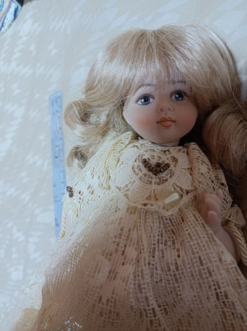 ビスクドールミニョネットアンティークドール 陶器人形球体関節人形ドール