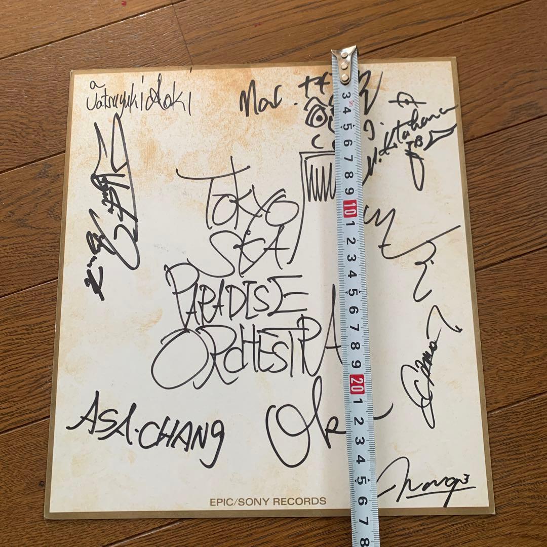 東京スカパラダイスオーケストラ　90年代の直筆サイン色紙