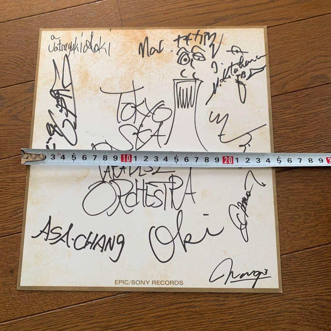 東京スカパラダイスオーケストラ　90年代の直筆サイン色紙