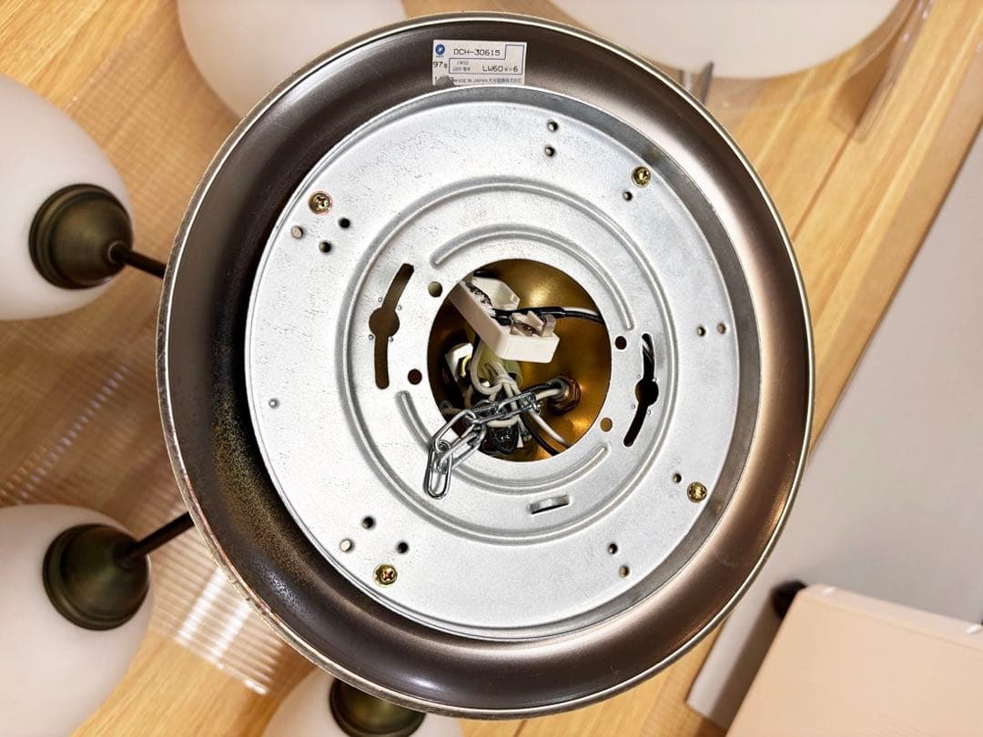 DAIKO シャンデリア DCH-30615 天井照明6灯E26 ～10畳用